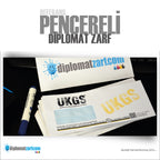 Baskılı Diplomat Zarf, 250 Adet Renkli Baskı, Ücretsiz Tasarım & Hızlı Teslim